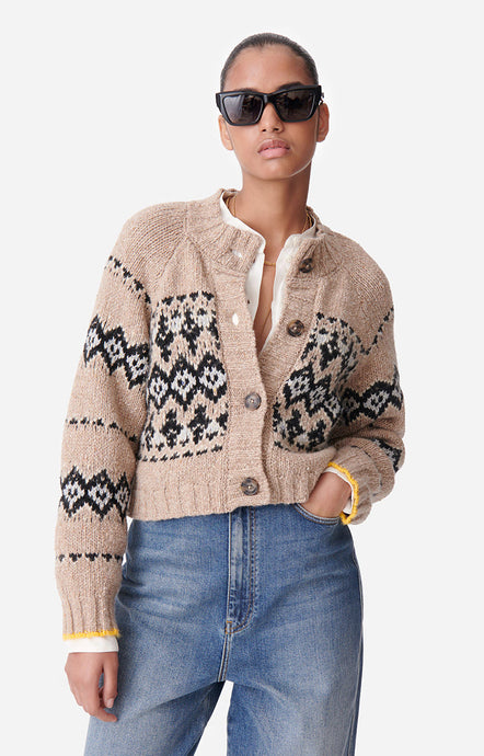 Vanessa bruno Cardigan Damas Taupe