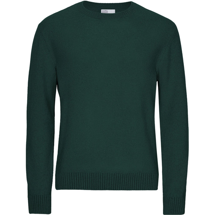 Colorful Standard Pull Classic merino Wool Crew Emerald green