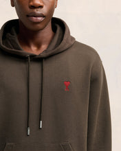 Charger l&#39;image dans la galerie, AMI Hoodie Ami de Coeur Cafe Fonce