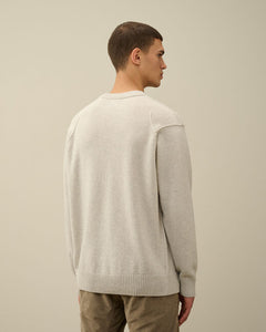 C.P. Company Pull en Laine Off White