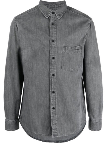 Isabel Marant Chemise Denim Lako Dark Grey