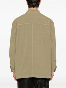 Isabel Marant Veste Lawrence en Coton Khaki