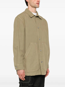 Isabel Marant Veste Lawrence en Coton Khaki