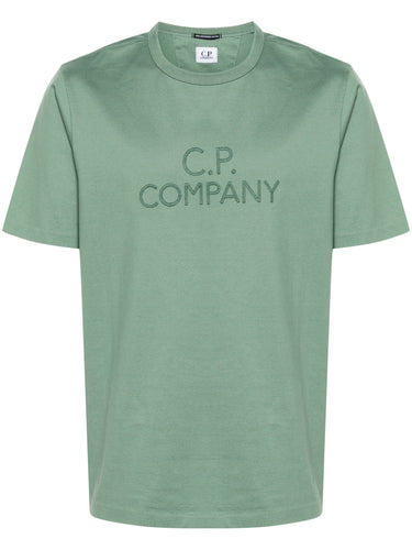 C.P. Company T-shirt Logo Broderie Green bay