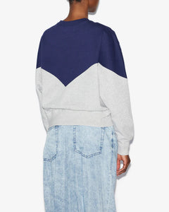 Isabel Marant Etoile Sweatshirt Houston Navy Grey