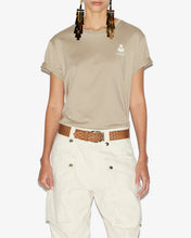 Charger l&#39;image dans la galerie, Isabel Marant Etoile T-shirt Aby Light Khaki