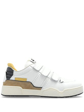 Charger l&#39;image dans la galerie, Isabel Marant Baskets Emreeh Velcro en Cuir Yellow