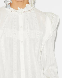 Isabel Marant Etoile Blouse Jatedy White