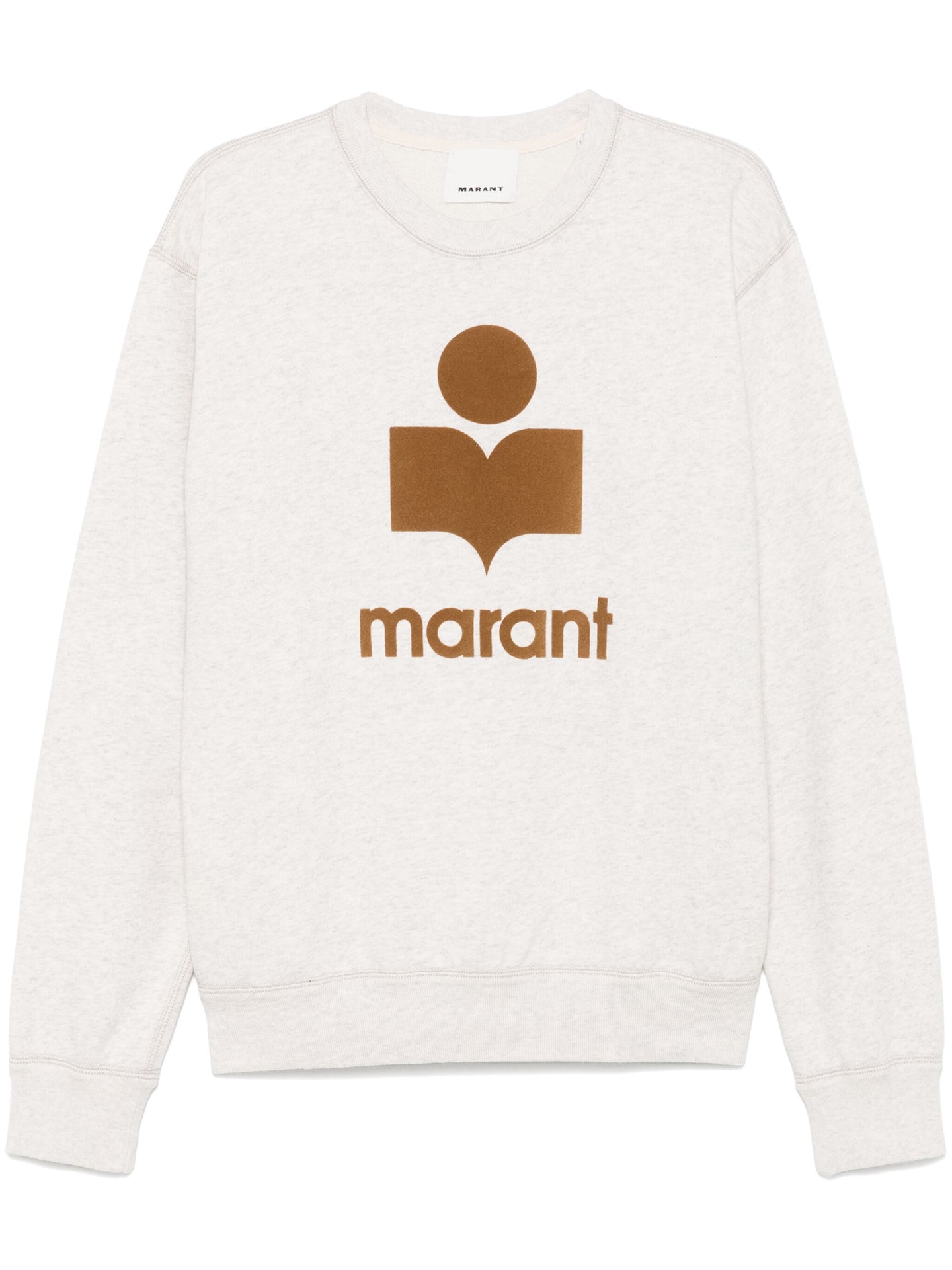 Isabel Marant Sweatshirt Mikoy Ecru Camel