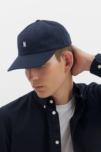 Norse Projects Casquette Twill sports Dark navy