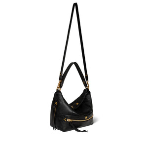 Jerome Dreyfuss Sac Lucky Hobo Buffle Noir Brass