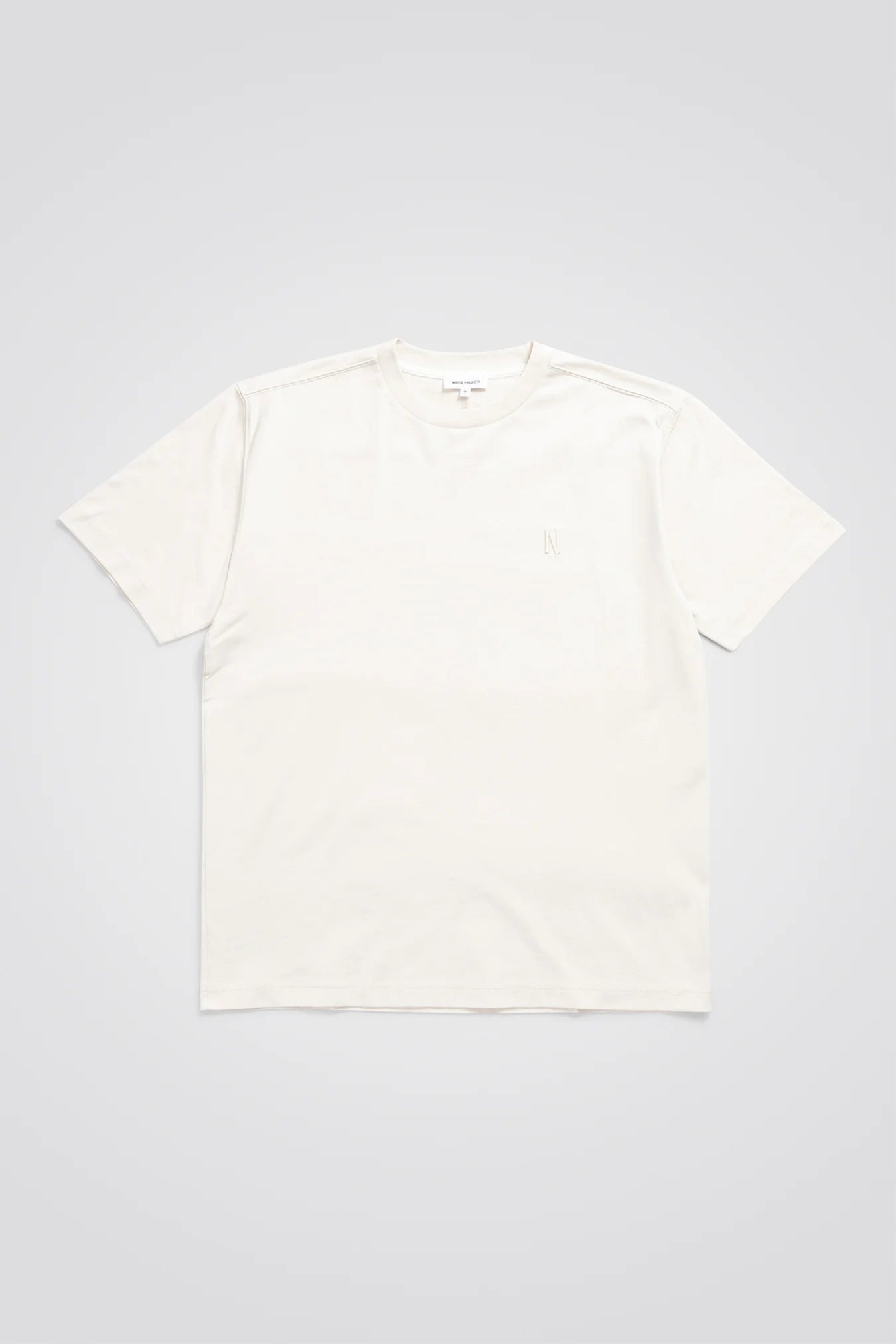 Norse Projects T-shirt Johannes N Logo Lucid White