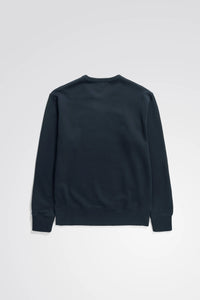 Norse Projects Sweatshirt Arne Relaxed Chain Stitch Dark Navy