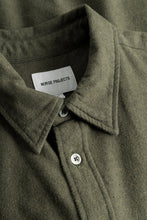 Charger l&#39;image dans la galerie, Norse Projects Chemise Osvald Organic Flannel Sitka Green