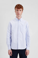 Charger l&#39;image dans la galerie, Norse Projects Chemise Standard Oxford Pale Blue Stripe