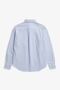 Norse Projects Chemise Standard Oxford Pale Blue Stripe