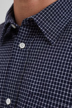 Charger l&#39;image dans la galerie, Norse Projects Chemise MO Check Oversized Dark Navy