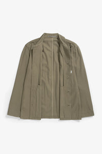 Norse Projects Veste Norse Standard Twill Overshirt Sediment Green