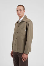 Charger l&#39;image dans la galerie, Norse Projects Veste Norse Standard Twill Overshirt Sediment Green