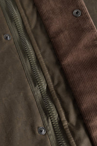 Norse Projects Veste Holmen Wax Fishing Beech Green