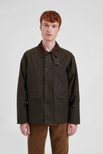 Charger l&#39;image dans la galerie, Norse Projects Veste Holmen Wax Fishing Beech Green