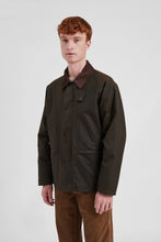 Charger l&#39;image dans la galerie, Norse Projects Veste Holmen Wax Fishing Beech Green