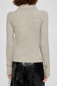 Isabel Marant Etoile Cardigan Milly en Alpaga Sand