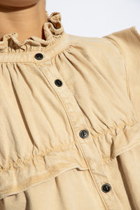 Isabel Marant Etoile Chemise Idety en Denim Sand