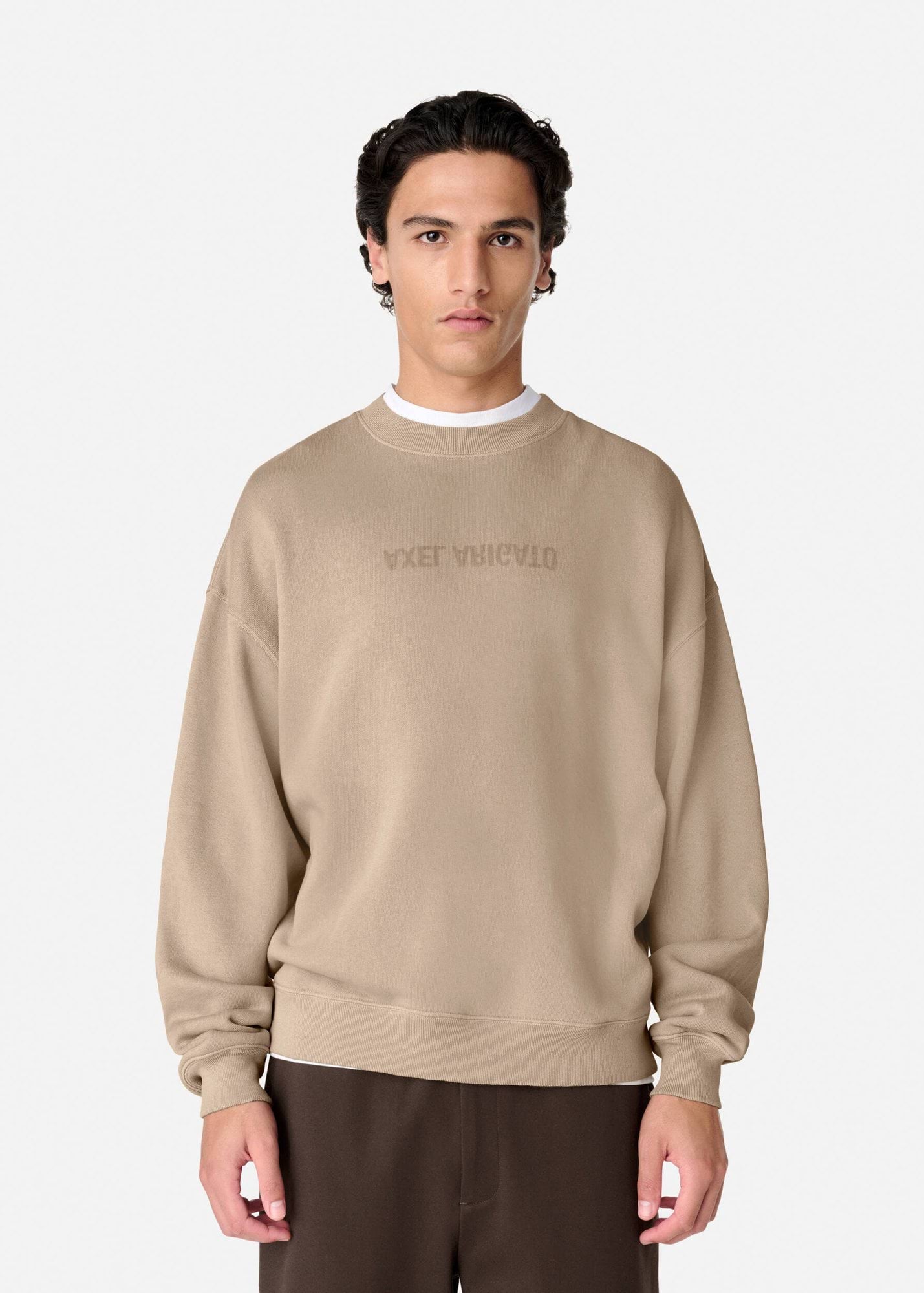 Axel Arigato Sweatshirt Distort Washed Stone Grey