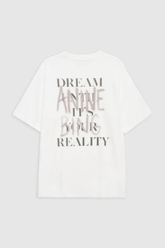 Anine Bing T-shirt Cason Blur Ivory