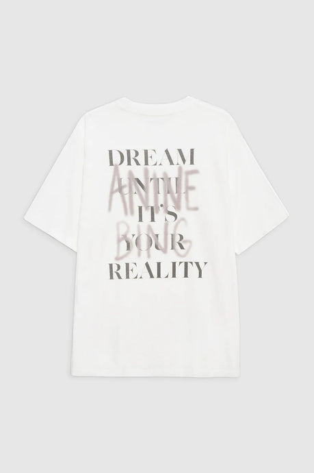 Anine Bing T-shirt Cason Blur Ivory