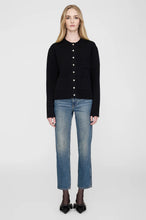 Charger l&#39;image dans la galerie, Anine Bing Cardigan Jameson en Laine Cachemire Black