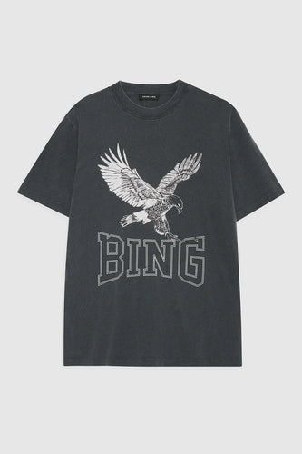 Anine Bing T-shirt Lili Washed Black