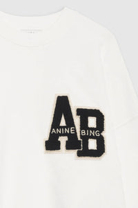 Anine Bing Sweatshirt Miles Oversized Off White