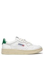 Charger l&#39;image dans la galerie, Autry Sneakers Medalist 01 Low Leather White Green LL20