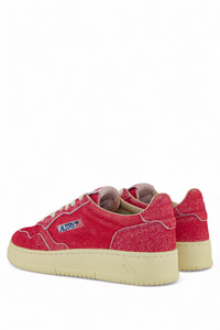 Autry Sneakers Medalist 01 Low Leather Suede Gum S413