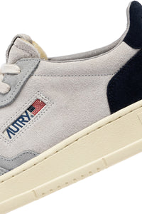 Autry Sneakers Medalist 01 Low Leather Suede Grey TS03