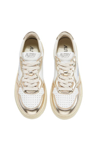 Autry Sneakers Medalist 01 Low Leather Platinum WB16