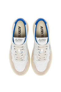 Autry Sneakers Medalist 01 Low Leather Suede Blue MA06