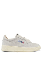 Charger l&#39;image dans la galerie, Autry Sneakers Medalist 01 Low Leather Suede White S415