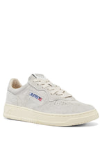 Charger l&#39;image dans la galerie, Autry Sneakers Medalist 01 Low Leather Suede White S415