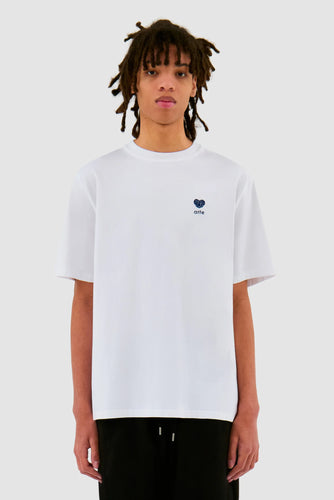 Arte T-Shirt Logo Coeur Blanc