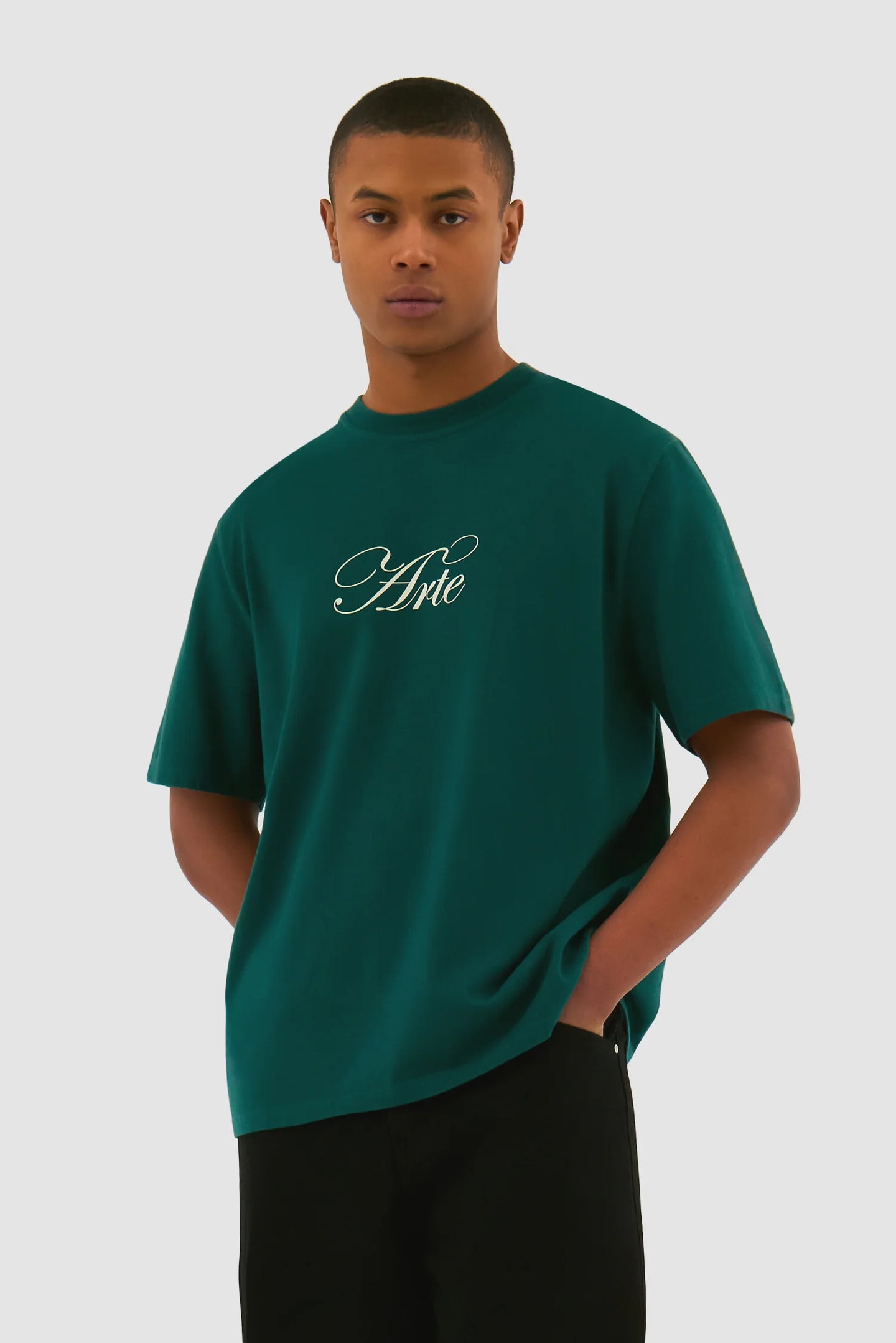 Arte T-Shirt Script logo Vert