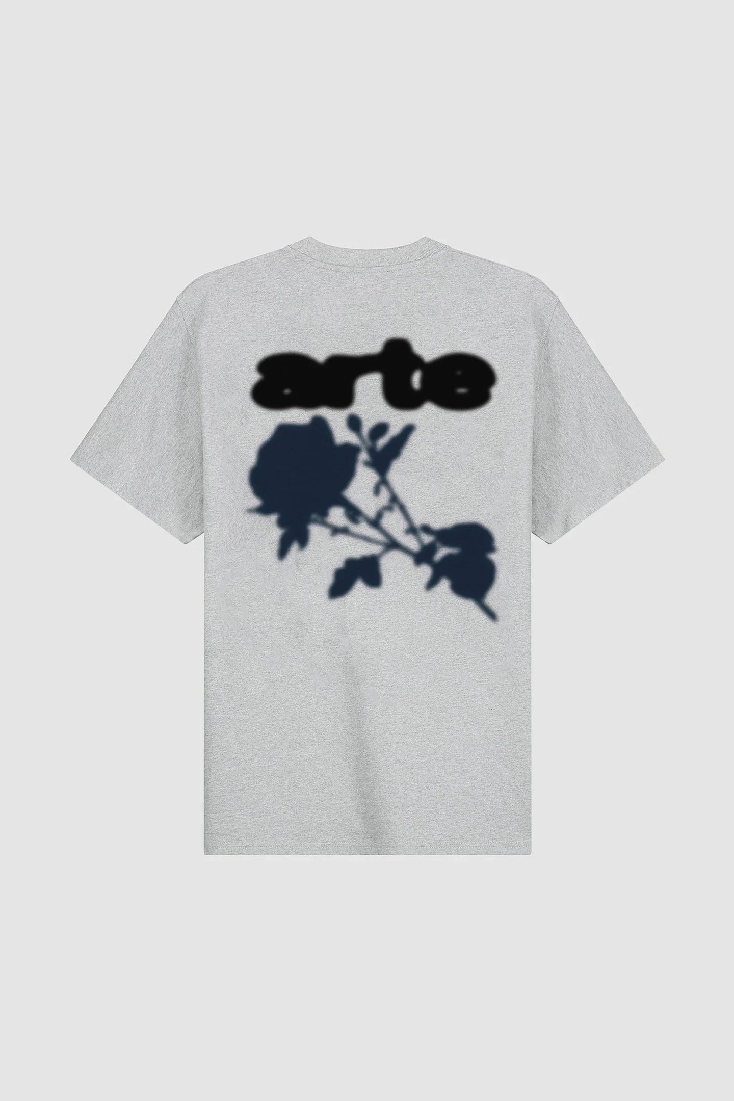 Arte T-Shirt Blur Flower Gris