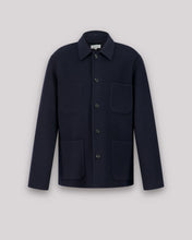 Charger l&#39;image dans la galerie, Hartford Veste Jay en Laine Double Face Navy