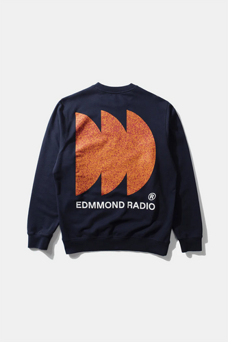 Edmmond Studios Sweatshirt Edmmond Radio Texture Navy