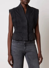 Charger l&#39;image dans la galerie, Isabel Marant Etoile Gilet Norah Faded Black