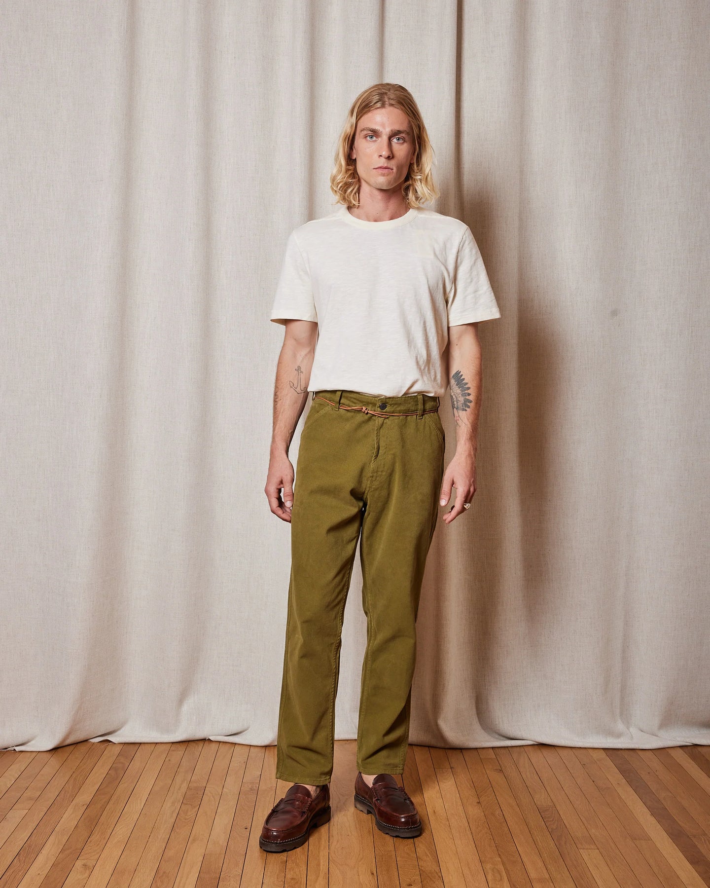 Homecore Pantalon Jabali Twill Lizard Green