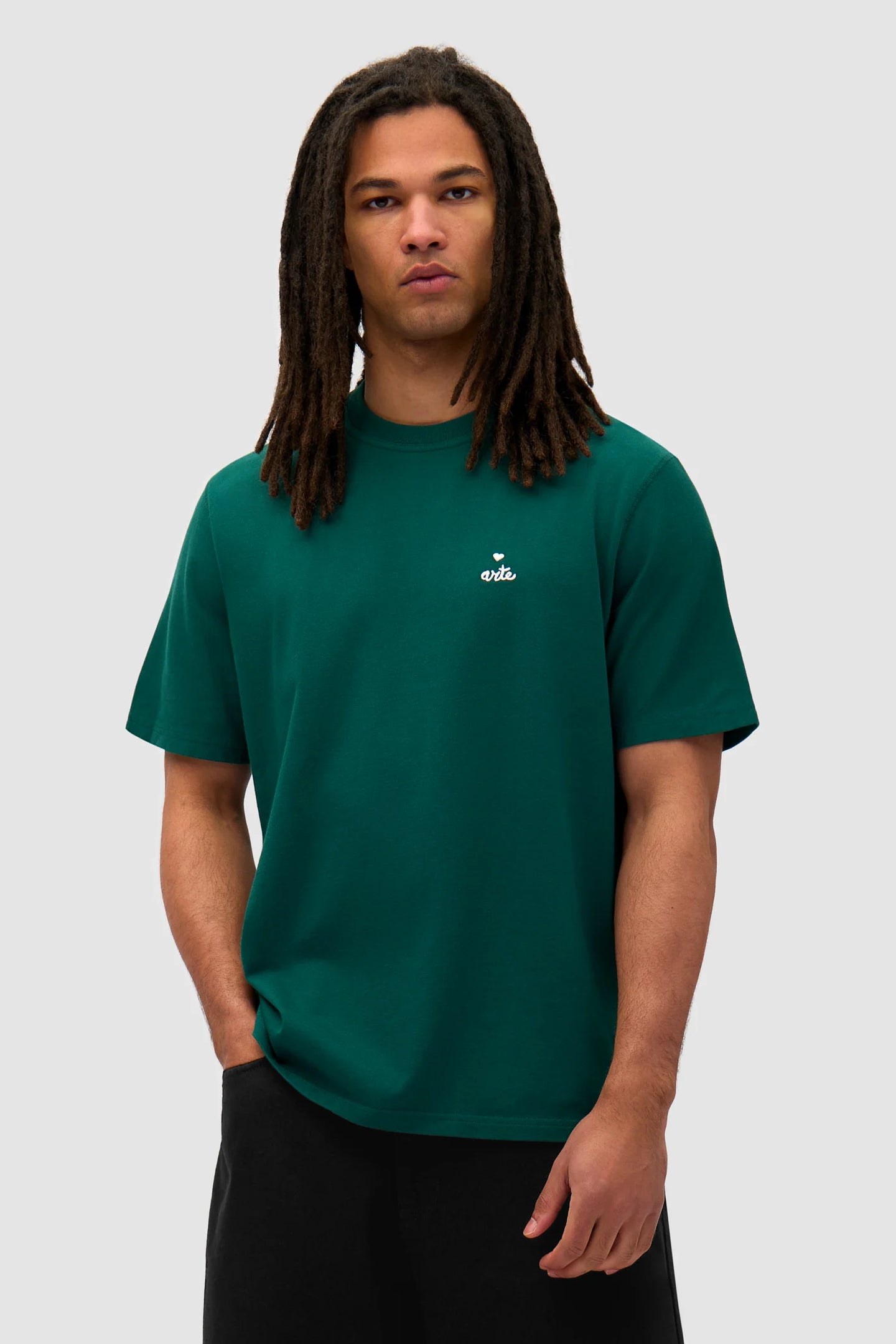 Arte T-Shirt avec Logo Coeur Green