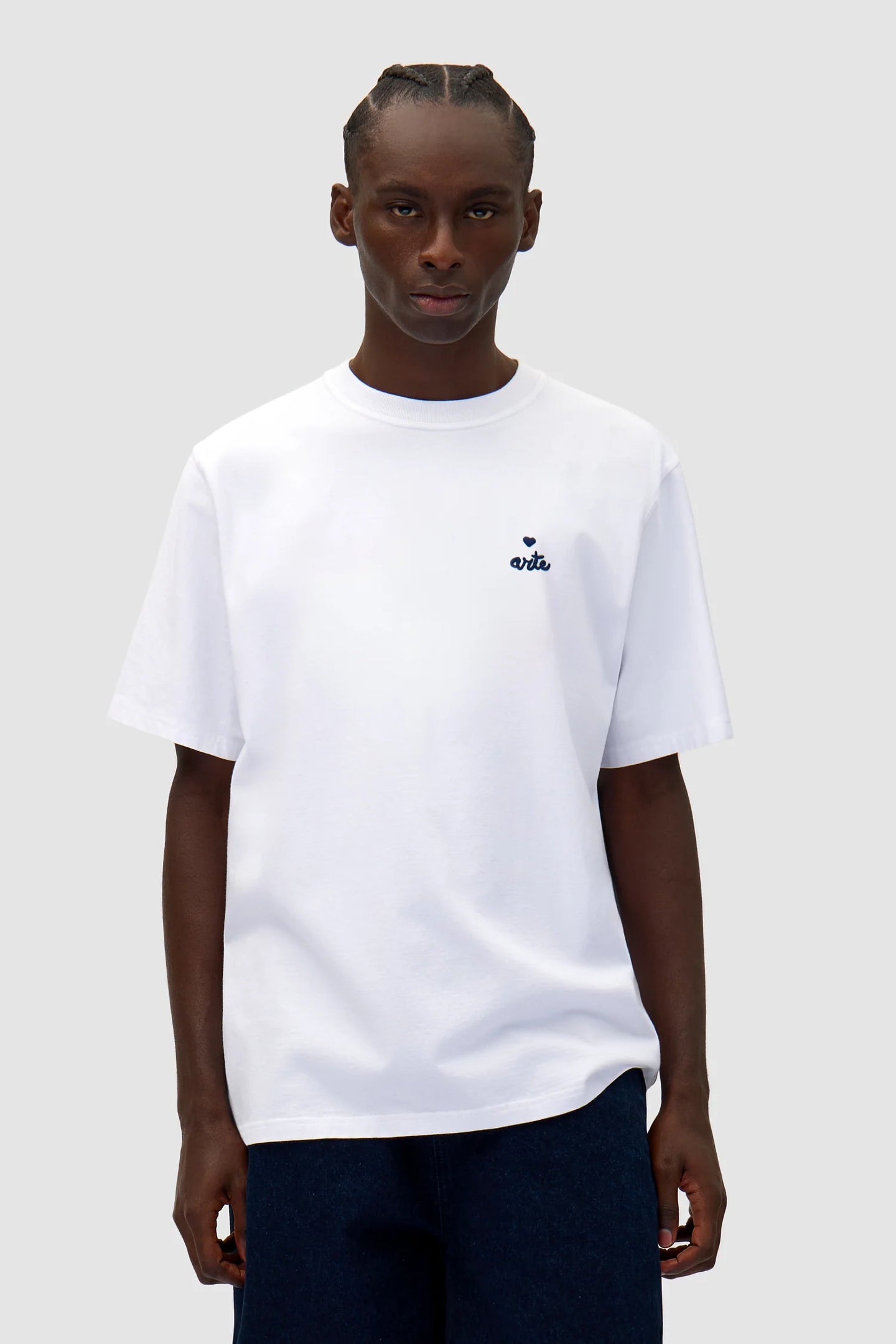 Arte T-Shirt avec Logo Coeur White